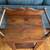 SOLID PINE MEDIUM BROWN STAND/SIDE TABLE, 21.5W x 32.5H x 15D 2 thumbnail