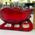 Mosser Glass Ruby Red Sleigh 9” long 9 thumbnail