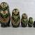 Russian Matryoshka Beautifully Hand Painted Nesting Dolls 5 Pc. Signed 5 thumbnail