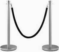 Silver stanchion........G 34 1
