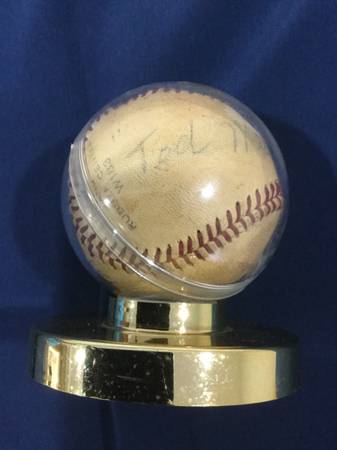 Ted Williams Signed Baseball 1