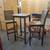 Vifah Outdoor Bar Set (2 Chairs, 1 Table) - Acacia 4 thumbnail