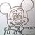 MICKEY MOUSE Vanity HEADBOARD Crib Twin Size Bed Head Board Disney 5 thumbnail