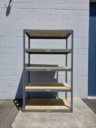 Heavy Duty Warehouse Shelving 48 in W x 24 in D Storage Racks 1