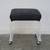 Vanity Stool Lucite Base Black Cushion 1 thumbnail