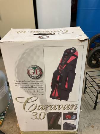 Soft side golf bag travel cover 1