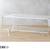 CB2 Peekaboo Acrylic Coffee Table on Wheels tv stand tv console living room tabl 4 thumbnail