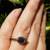 Sapphire ring, size 7; antique silver, gold, one of a kind jewelry 12 thumbnail