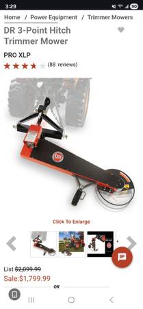 Dr 3 point trimmer attachment 1