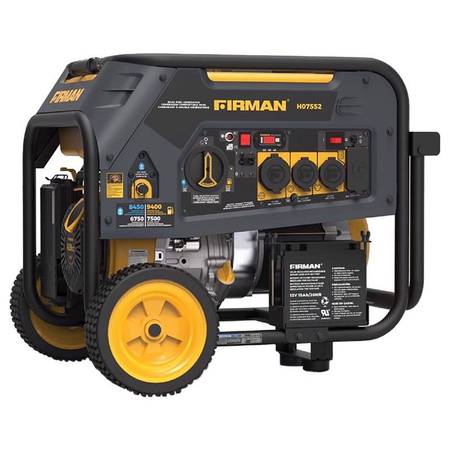 Firman Dual Fuel 9400 / 7500 Electric Start Portable Generator NEW 1