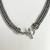 VTG. Sterling Heavy Woven Chain 18" Necklace 111 Grams, Toggle Clasp 4 thumbnail