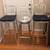 Crate & Barrel Set of 3 Bar Stools 2 thumbnail