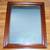 Beautiful 1940's American Cherry Wood Framed Mirror 27.5" x  33.5" 2 thumbnail