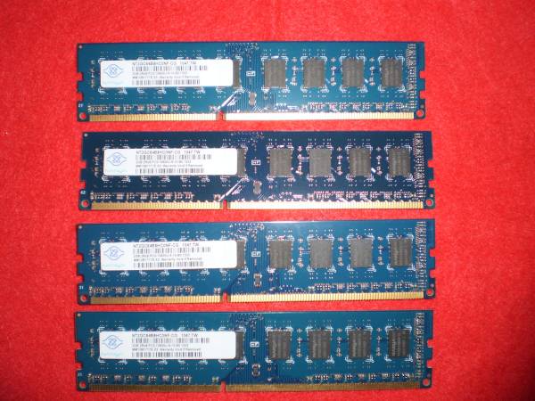 Nanya NT2GC64B8HC0NF-CG 2GB DDR3 Desktop RAM, 4 1