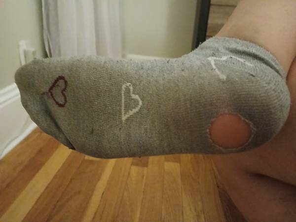 Worn Woman Ankle Socks 1