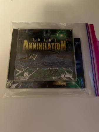 Total Annihilation CD-Rom Windows 1997 2 Disc No Box w Manual 1