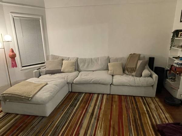 Living Spaces L-Shaped Couch 1