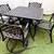 5pc Heavy Hanamint Outdoor Patio Dining Table Set 1 thumbnail
