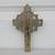 Crucifix IHS INRI Brass Plated Ornate Metal Catholic Wall Decor 8 thumbnail