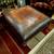 Fairfield Leather Cocktail Ottoman with Horse Design-35" x 35" x 18"H 1 thumbnail