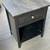 Black Night Table w/Drawer, Lower Shelf and Tile Top 2 thumbnail