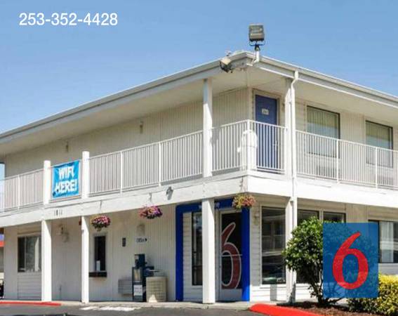 $599 / 1br - WEEKLY & MONTHLY RATES || Seattle, Easy Communte, Inclusive Rate (Tacoma South)63934162239619120