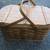 OLD VINTAGE 1900s PICNIC BASKET 1 thumbnail