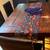 wood kitchen table & 4 leather (imitation) chairs & 2 stools 5 thumbnail