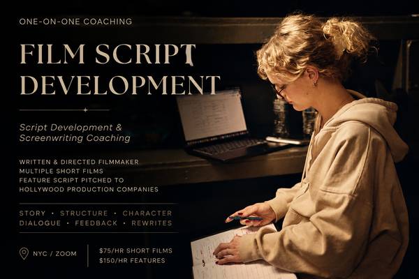 Film Script Development & Screenwriting Coaching 1