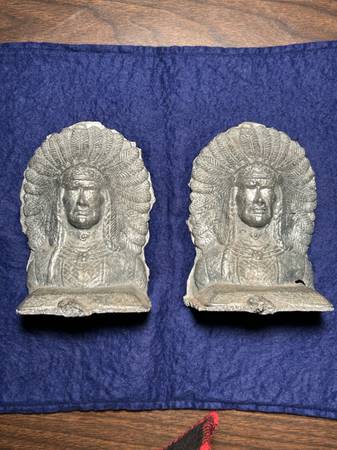 Pure zinc bookends from Great Falls 1