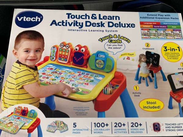 Brand new Toy VTech Touch and Learn Activity Desk for 2 years plus 1