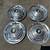Four original 13 inch 61-62 Buick Special metal hubcaps 1 thumbnail