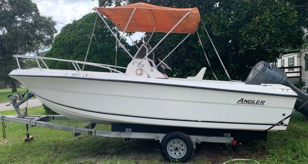 2001 Angler 204 Centro de consola con motor fueraborda Yamaha de 150 y remolque - $8600 (Hudson)63438840977155122