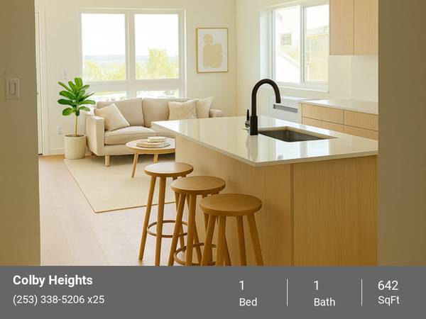 $1,612 / 1br - 642ft2 - Where Everett's Past Fuels Your Future -ONE MONTH FREE! Apply Today. (3402 Colby Avenue Everett, WA 98201)63929301687683120