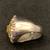 ELABORATE STERLING SILVER CZ & MULTI COLORED CRYSTAL RING, BEAUTIFUL 9 thumbnail