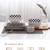 NEW Checker 16-piece Square Dinnerware Set for 4 with Side Dishes 2 thumbnail