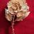 Monet Gold Plated Pin Brooch Rose 1 thumbnail