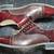 Giorgio Venturi Leather Dress Shoes Size 9 #5925 Burgundy Barely Used 5 thumbnail