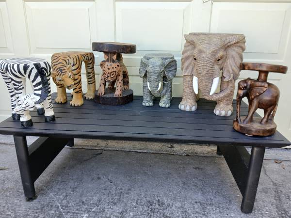 BEAUTIFUL LOW END TABLES, PLANT STANDS, ACCENT PIECES, 5 available 1