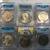 Complete Peace dollar set 24 coins PCGS ANACS ICG most MS all graded 3 thumbnail