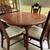 Solid wood round table with 3 chairs and more 1 thumbnail
