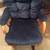 Glider chair with ottoman with blue soft pads seat arm rest back 21 thumbnail