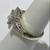 14kt White Gold 2x2 Diamond Cluster Ring 3 thumbnail