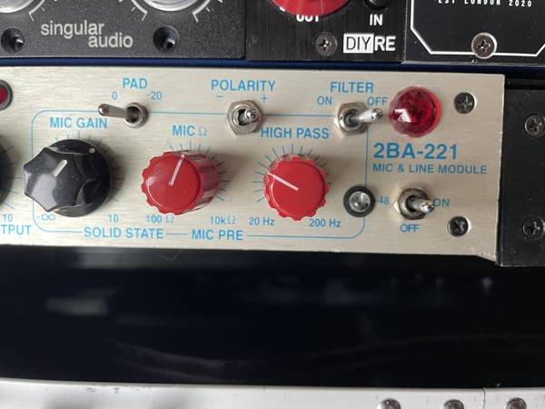 Summit Audio 2BA-221 Tube Mic Preamp - musical instruments - by