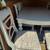 6 Heavy White Wood Chairs 1 thumbnail