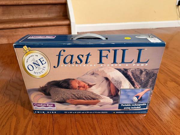 Fast Fill Inflatable Bed - Never Used 1