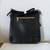 QUILTED CROSS BODY BAG - BLACK FAUX LEATHER 15 thumbnail