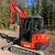 Kubota KX040-4 Mini Excavator with thumb and extra bucket 2 thumbnail
