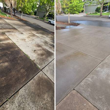 Driveway Cleaning & Rust Stain Removal Eugene OR 1