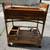 Vintage Thatch Bar Cart Roller Cart 6 thumbnail